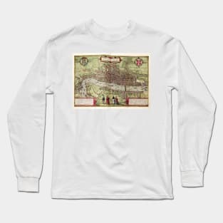 Map of London, 16th century (C026/8906) Long Sleeve T-Shirt